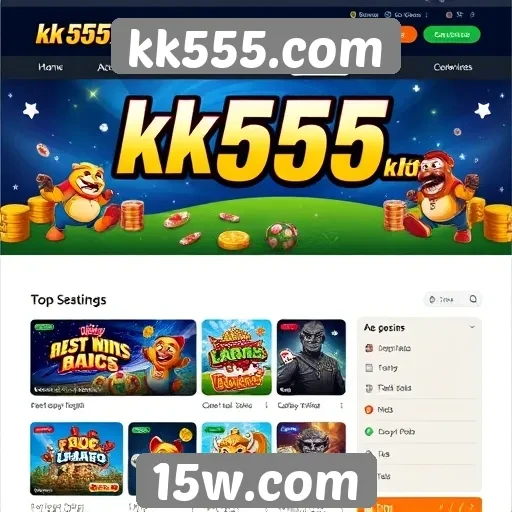 Plataforma kk555.com se destaca por interface amigável